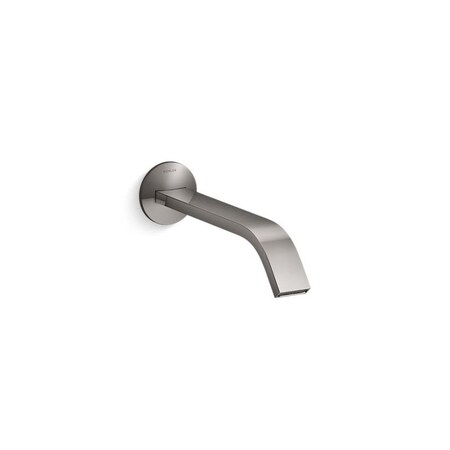 KOHLER Components Wall-mount bathroom sink faucet spout with Ribbon design, 1.2 gpm